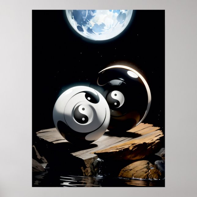 Poster Yin Yang Harmony: Equilíbrio do outro mundo (Frente)