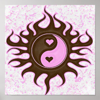 Pôster Yin Yang Hearts