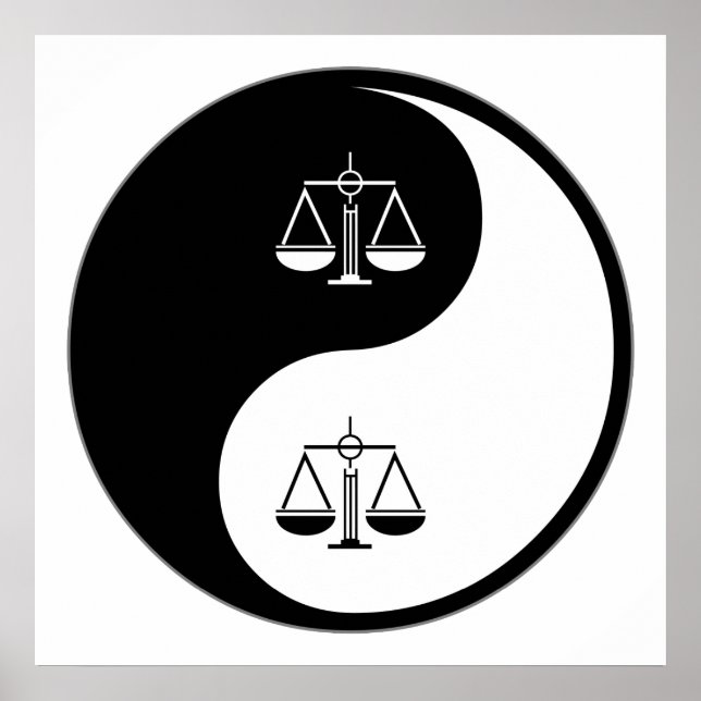Pôster Yin Yang Paralegal Work (Frente)