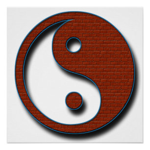 Pôster Yin Yang por Shirley Taylor