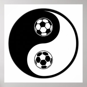 Poster Yin Yang Soccer