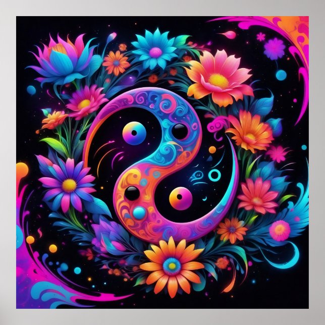 Poster Yin Yang Spiritual Harmonia (Frente)