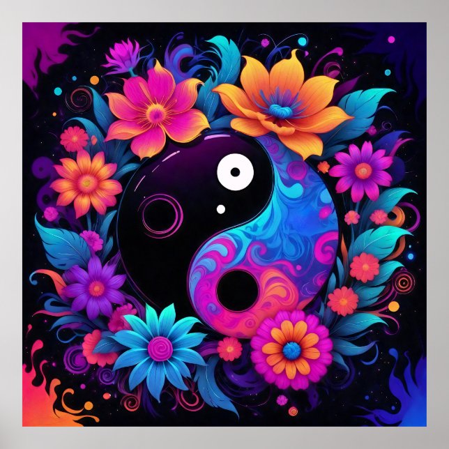 Poster Yin Yang Spiritual Harmonia (Frente)