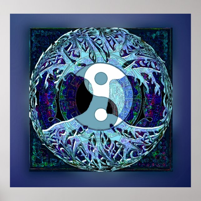 Pôster Yin Yang Tree of Life (Frente)