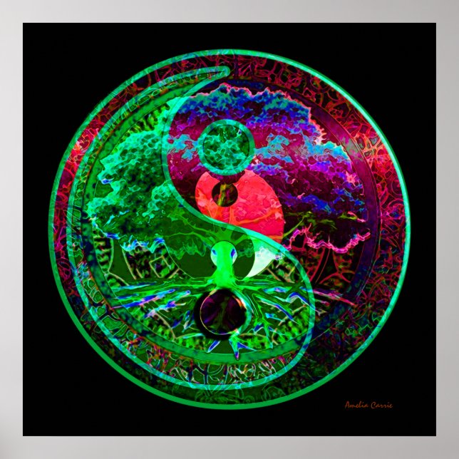 Poster Yin Yang Tree of LifePoster (Frente)