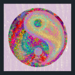 Poster YIN YANG YinYang Chinese Life Balance Symbol<br><div class="desc">Paper Type: Value Poster Paper (Matte) Your walls are a reflection of you. Give them personality with your favorite quotes, art or designs on posters printed by Zazzle! Choose from up to 5 unique paper types and several sizes to create art that’s a perfect representation of you. 45 lb., 7.5...</div>
