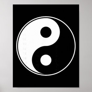 Poster Yin Yang Yoga Namaste Omm Budista Zhen Espiritual