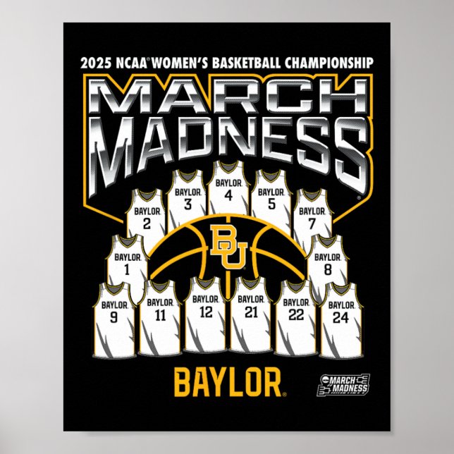 Poster Ylor March Madness 2025 Women's Sketll Nil  (Frente)
