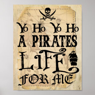 Pôster Yo A Pirates Life para mim
