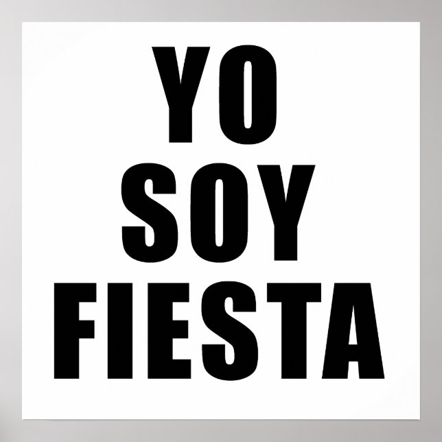 Pôster Yo Soy Fiesta (Frente)