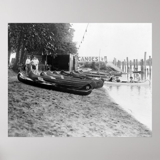 Pôster Yocum Canoe House: 1932 (Frente)