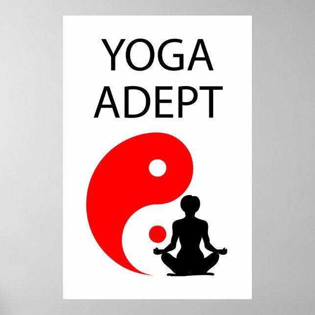 Pôster Yoga adept (Frente)