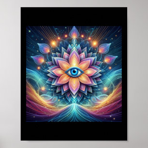 Poster Yoga Ajna Consciência Terceiro Olho Chakra Brahman