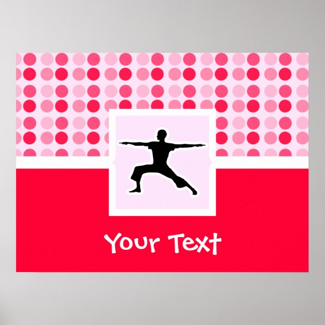 Pôster Yoga Cute (Frente)