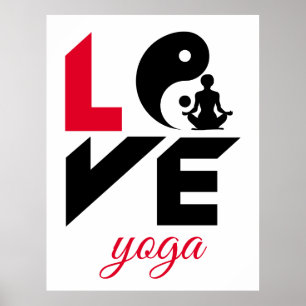 Poster Yoga do amor