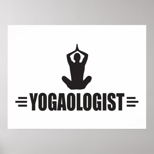 Poster Yoga Humorista (Frente)