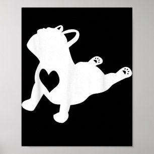 Poster Yoga Yoga Pose Love Heart Gift