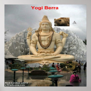 Poster Yogi Engraçado Déjà Vu Novamente