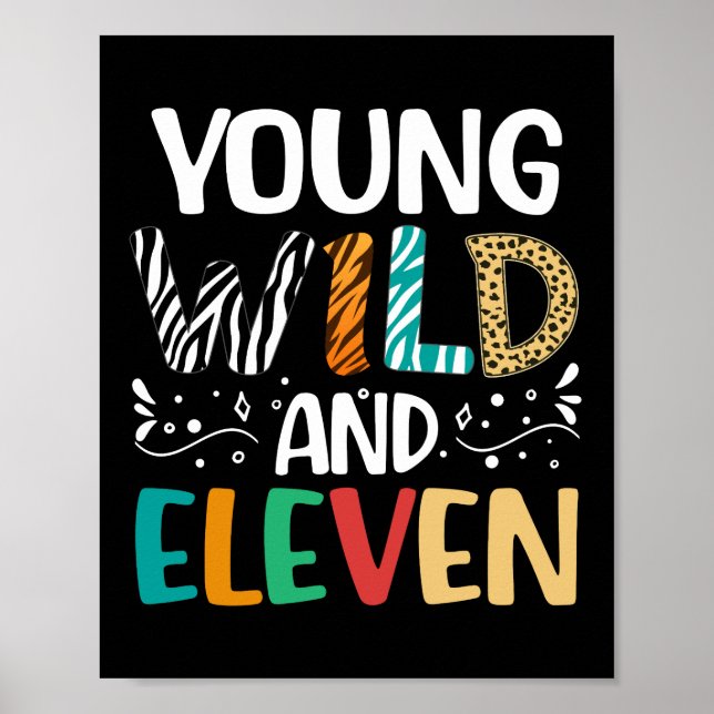 Poster Yong Wild E Eleven 11 Birthday, 11 Anos (Frente)