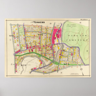 Poster Yonkers New York Atlas