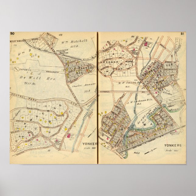Pôster Yonkers, Nova Iorque (Frente)