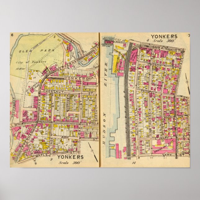 Pôster Yonkers, Nova Iorque 16 (Frente)