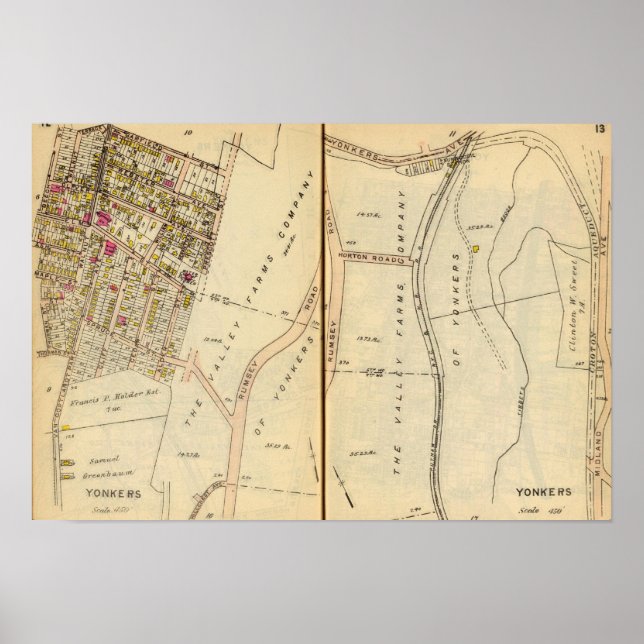 Pôster Yonkers, Nova Iorque 21 (Frente)