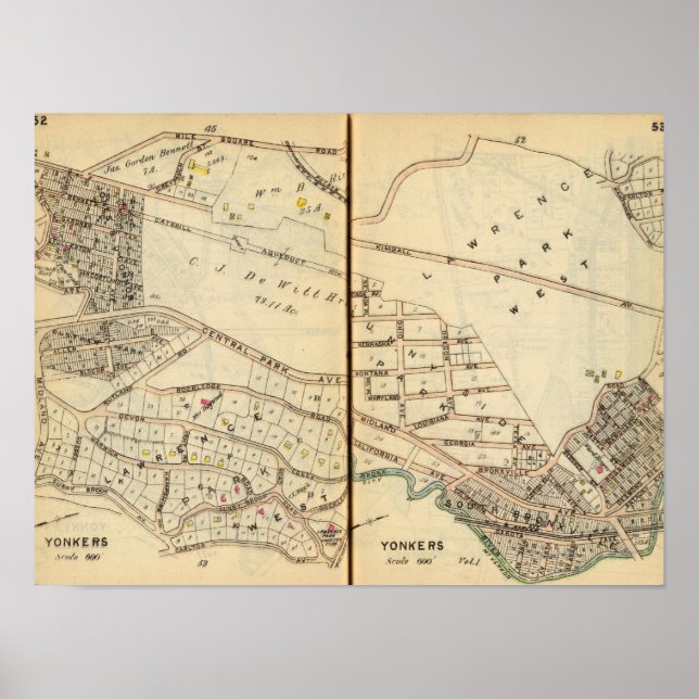 Pôster Yonkers, Nova Iorque 6 (Frente)