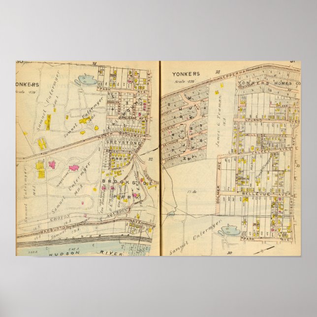 Pôster Yonkers, Nova Iorque 8 (Frente)