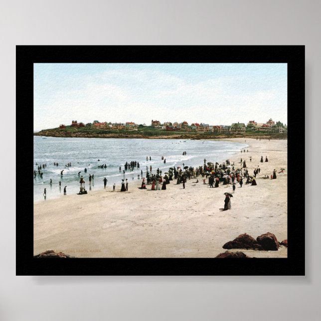 Pôster York Beach, Maine 1901 (Frente)