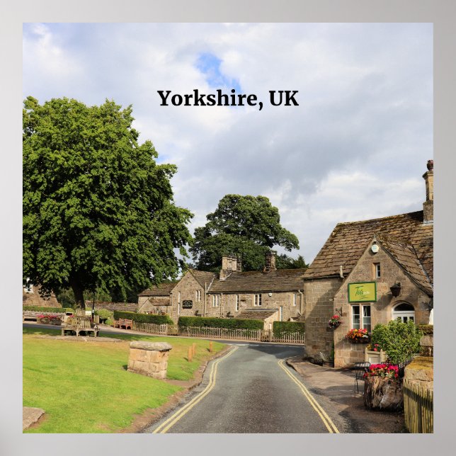 Poster Yorkshire, Reino Unido (Frente)