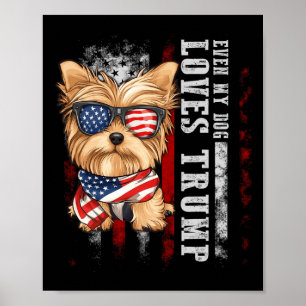 Poster Yorkshire Terrier Dog Yorkie Até Meu Cão Adora Tru