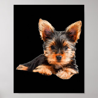 Poster Yorkshire terrier Yorkie Puppy Dog