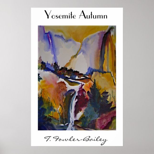 Pôster Yosemite Autumn Por T. Fowler-Bailey (Frente)