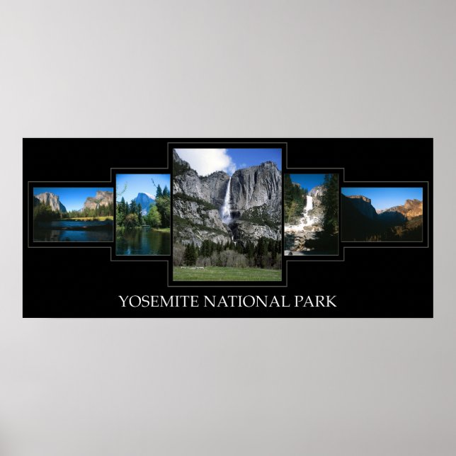Poster Yosemite Collage (Frente)