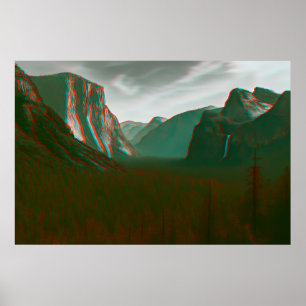 Poster Yosemite em 3D
