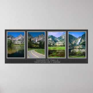 Poster Yosemite Falls Collage