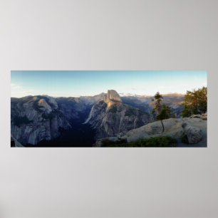 Poster Yosemite Half-Dome Panorama