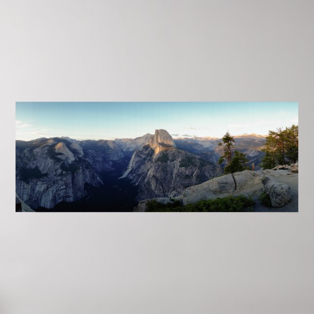 Poster Yosemite Half-Dome Panorama (Frente)