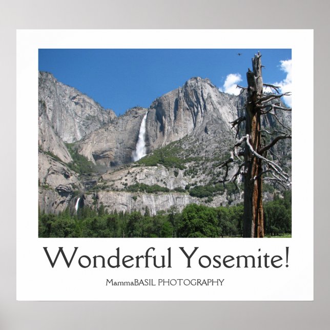 Pôster Yosemite maravilhoso! Pôster. (Frente)