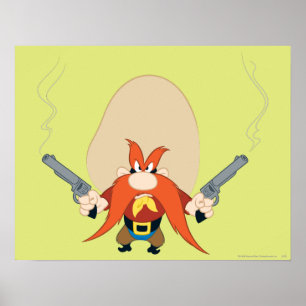 Pôster Yosemite Sam para trás