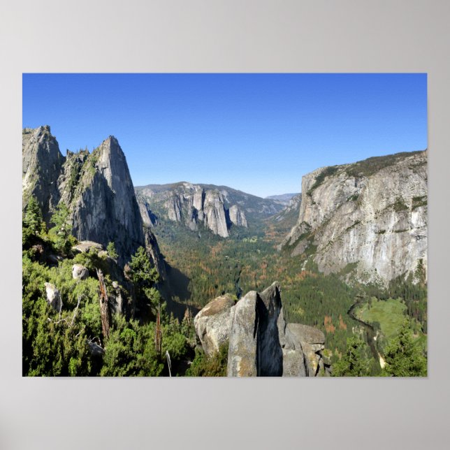 Poster Yosemite Valley Panorama 2 - Yosemite (Frente)