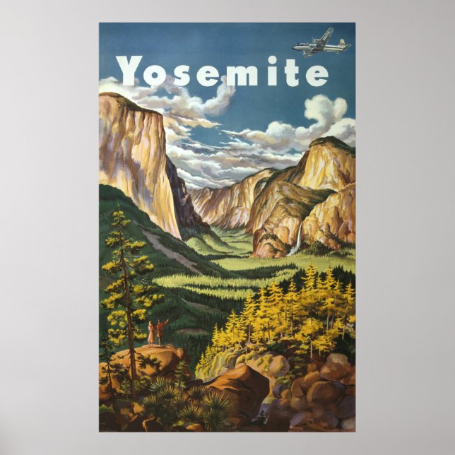 Poster Yosemite viagem (Frente)