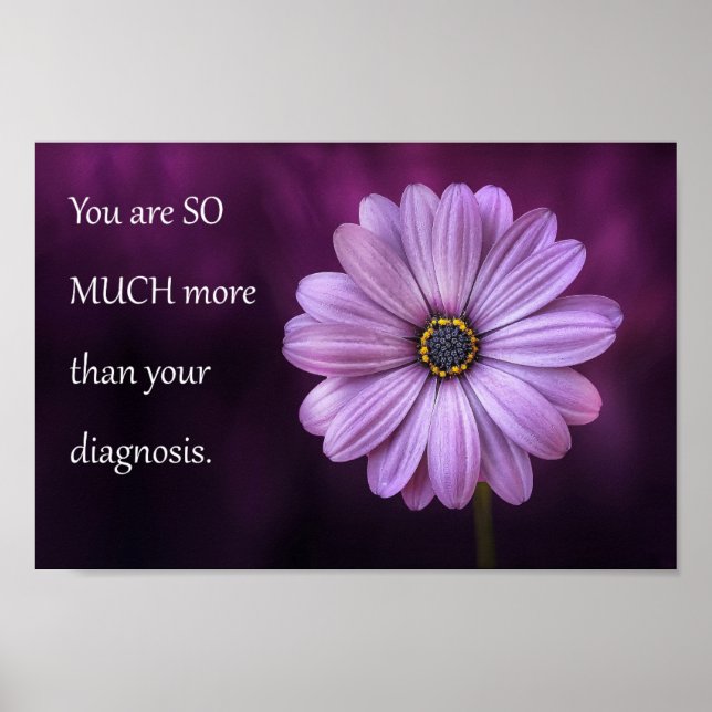 Poster "You are SO MUCH More Than Your Diagnosis" (Frente)