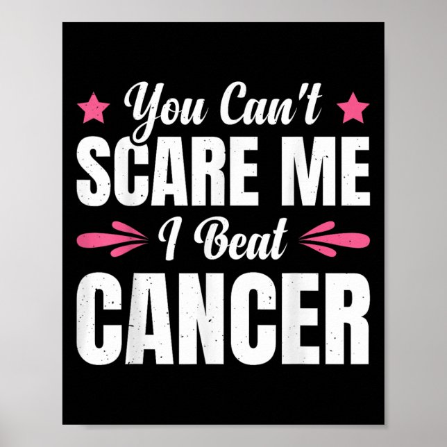 Poster You Can't E Me I Beat Cancer  (Frente)