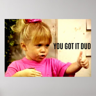 POSTER YOU GOT IT DUDE