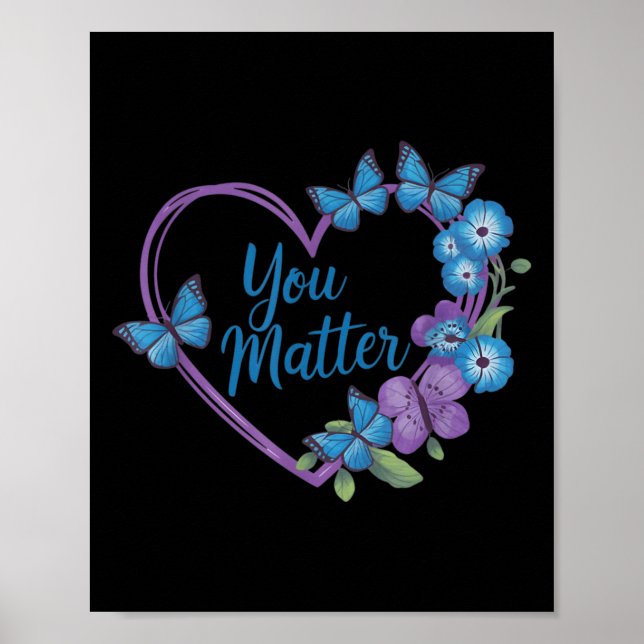 Poster You Heart Suicide Prevention Awareness  (Frente)