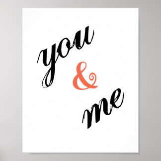 Poster You & Me (tamanho padrão da imagem)