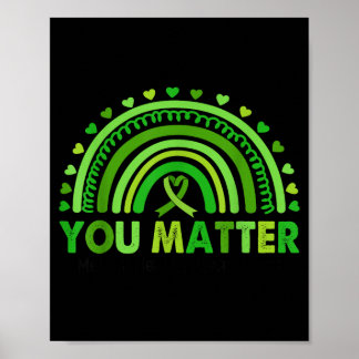 Poster You Mental Health Awareness Rainbow Men Women Kids