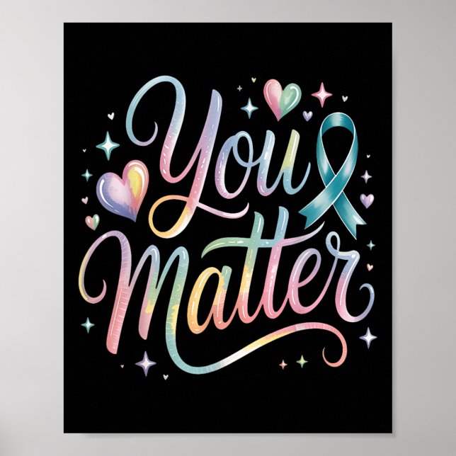 Poster You Suicide Prevention Awareness  (Frente)